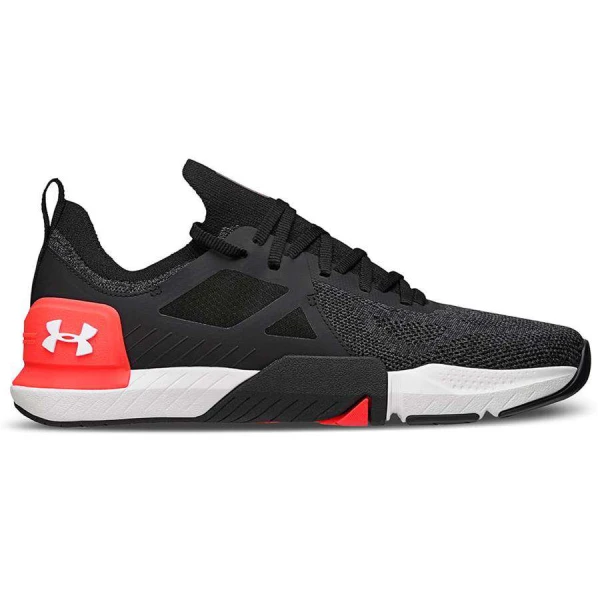 TÊNIS UNDER ARMOUR DE TREINO TRIBASE CROSS QUIRON UNISSEX - Preto/laranja