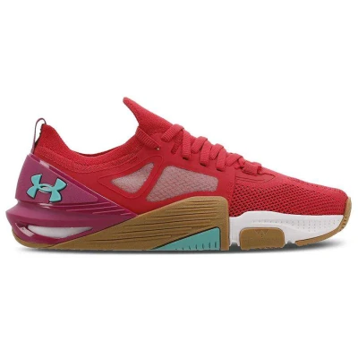 TÊNIS UNDER ARMOUR TRIBASE CROSS 2 FEMININO - Vermelho/roxo