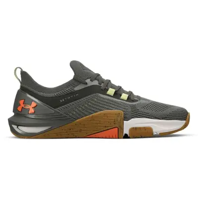 TÊNIS UNDER ARMOUR TRIBASE CROSS 2 SE UNISSEX - Grafite/laranja
