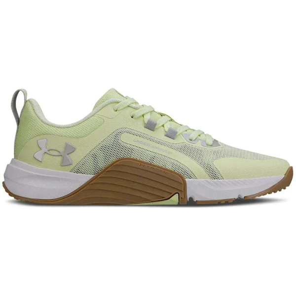 TÊNIS UNDER ARMOUR TRIBASE REPS FEMININO - Amarelo/prata