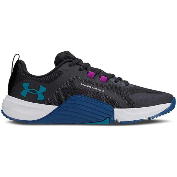 TÊNIS UNDER ARMOUR TRIBASE REPS FEMININO - Preto/azul