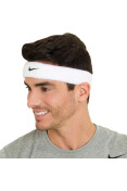 TESTEIRA NIKE SWOOSH HEADBAND - Branco/preto