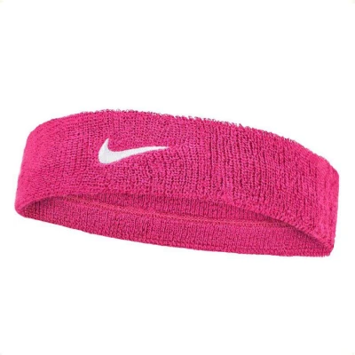 TESTEIRA NIKE SWOOSH HEADBAND - Pink/branco