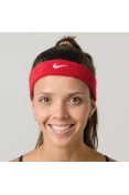 TESTEIRA NIKE SWOOSH HEADBAND - Vermelho/branco