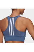 TOP 3-LISTRAS SPORT BRA ADIDAS FEMININO - Azul TOP 3-LISTRAS SPORT BRA ADIDAS FEMININO - Azul