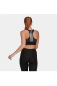 TOP 3-LISTRAS SPORT BRA ADIDAS FEMININO - Preto TOP 3-LISTRAS SPORT BRA ADIDAS FEMININO - Preto