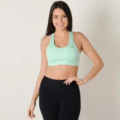 TOP ADIDAS ESPORTIVO ALPHASKIN FEMININO - Verde TOP ADIDAS ESPORTIVO ALPHASKIN FEMININO - Verde