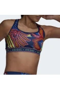 TOP ADIDAS FARM FEMININO - Marinho/vermelho