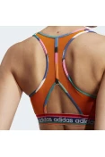 TOP ADIDAS FARM MEDIO SUPORTE FEMININO - Azul/laranja TOP ADIDAS FARM MEDIO SUPORTE FEMININO - Azul/laranja