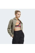 TOP ADIDAS FARM MEDIO SUPORTE FEMININO - Azul/laranja TOP ADIDAS FARM MEDIO SUPORTE FEMININO - Azul/laranja
