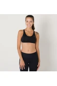 TOP ADIDAS G WO BASIC BRA FEMININO - Preto TOP ADIDAS G WO BASIC BRA FEMININO - Preto