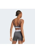 TOP ADIDAS HYPERGLAM SUPORTE LEVE FEMININO - Chumbo TOP ADIDAS HYPERGLAM SUPORTE LEVE FEMININO - Chumbo