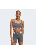 TOP ADIDAS HYPERGLAM SUPORTE LEVE FEMININO - Chumbo TOP ADIDAS HYPERGLAM SUPORTE LEVE FEMININO - Chumbo