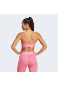 TOP ADIDAS HYPERGLAM SUPORTE LEVE FEMININO - Rosa TOP ADIDAS HYPERGLAM SUPORTE LEVE FEMININO - Rosa