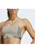TOP ADIDAS HYPERGLAM SUPORTE LEVE FEMININO - Verde TOP ADIDAS HYPERGLAM SUPORTE LEVE FEMININO - Verde
