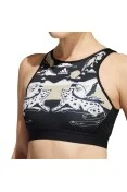 TOP ADIDAS LEVE FARM RIO TRAINING FEMININO - Preto/bege