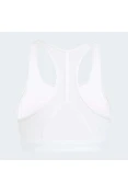 TOP ADIDAS LOGO SUPORTE MEDIO FEMININO - Branco