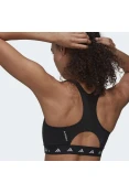 TOP ADIDAS POWER MEDIO SUPORTE TECHFIT FEMININO - Preto TOP ADIDAS POWER MEDIO SUPORTE TECHFIT FEMININO - Preto