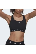 TOP ADIDAS POWER MEDIO SUPORTE TECHFIT FEMININO - Preto TOP ADIDAS POWER MEDIO SUPORTE TECHFIT FEMININO - Preto