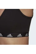 TOP ADIDAS PUREB SUPORTE LEVE FEMININO - Preto TOP ADIDAS PUREB SUPORTE LEVE FEMININO - Preto