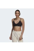 TOP ADIDAS PUREB SUPORTE LEVE FEMININO - Preto