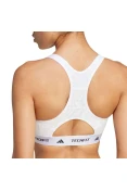 TOP ADIDAS TECHFIT SUPORTE MEDIO FEMININO - Branco TOP ADIDAS TECHFIT SUPORTE MEDIO FEMININO - Branco