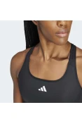 TOP ADIDAS TECHFIT SUPORTE MEDIO FEMININO - Preto
