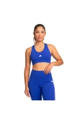 TOP ADIDAS TREINO BASICO SUPORTE MEDIO FEMININO - Azul