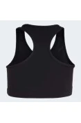 TOP ADIDAS TREINO BASICO SUPORTE MEDIO FEMININO - Preto