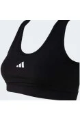 TOP ADIDAS TREINO BASICO SUPORTE MEDIO FEMININO - Preto