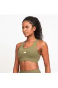 TOP ADIDAS TREINO BASICO SUPORTE MEDIO FEMININO - Verde