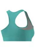 TOP ADIDAS TREINO BASICO SUPORTE MEDIO FEMININO - Verde/branco