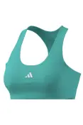 TOP ADIDAS TREINO BASICO SUPORTE MEDIO FEMININO - Verde/branco