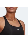 TOP ADIDAS TREINO POWERREACT DE MÉDIO SUPORTE FEMININO - Preto