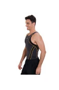 TOP ASICS COMPRESSAO TANK MASCULINO - Chumbo TOP ASICS COMPRESSAO TANK MASCULINO - Chumbo