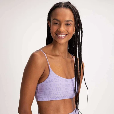 TOP BODY LIVE CURVE ESSENTIAL - Lilas