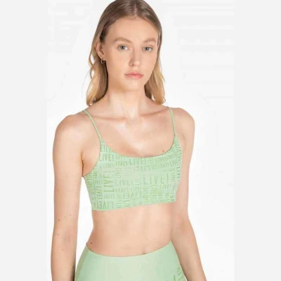 TOP BODY LIVE CURVE ESSENTIAL - Verde oliva