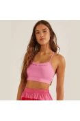 TOP COLCCI ALÇAS CRUZADAS SPORT TRAINING FEMININO - Rosa TOP COLCCI ALÇAS CRUZADAS SPORT TRAINING FEMININO - Rosa