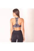 TOP COLCCI ESTAMPADO FEMININO - Preto/branco TOP COLCCI ESTAMPADO FEMININO - Preto/branco