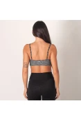 TOP COLCCI LISTRADO FEMININO - Preto/branco TOP COLCCI LISTRADO FEMININO - Preto/branco