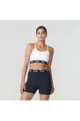 TOP FILA TREINO ALASTIC II FEMININO - Branco/preto TOP FILA TREINO ALASTIC II FEMININO - Branco/preto
