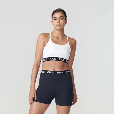 TOP FILA TREINO ALASTIC II FEMININO - Branco/preto