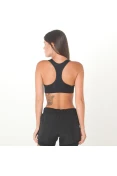 TOP FITNESS NIKE MED FUTURA BRA FEMININO - Preto/branco TOP FITNESS NIKE MED FUTURA BRA FEMININO - Preto/branco