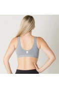 TOP LIVE BIO CLEAVAGE BASIC FEMININO - Cinza