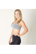TOP LIVE BODY CURVE ESSENCIAL FEMININO - Cinza TOP LIVE BODY CURVE ESSENCIAL FEMININO - Cinza