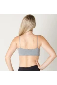 TOP LIVE BODY CURVE ESSENCIAL FEMININO - Cinza TOP LIVE BODY CURVE ESSENCIAL FEMININO - Cinza