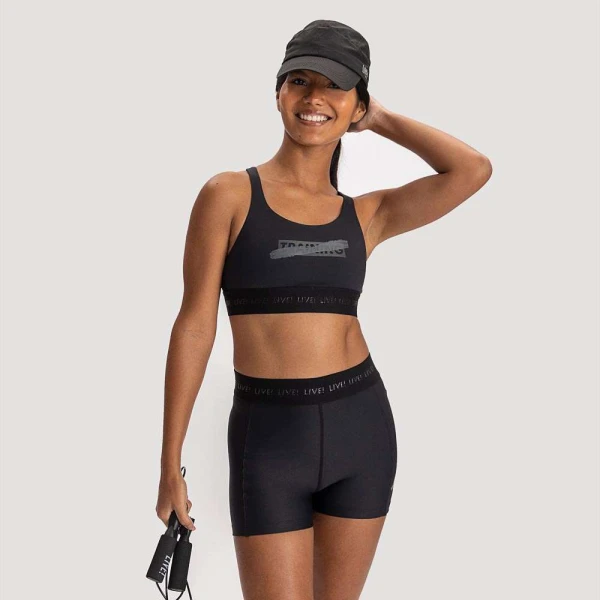 TOP LIVE FLEX FEMININO - Preto TOP LIVE FLEX FEMININO - Preto
