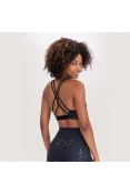 TOP LIVE HALTER ICON LUX FEMININO - Preto TOP LIVE HALTER ICON LUX FEMININO - Preto