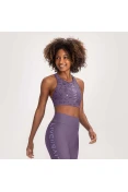 TOP LIVE HALTER ICON LUX FEMININO - Roxo TOP LIVE HALTER ICON LUX FEMININO - Roxo