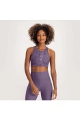 TOP LIVE HALTER ICON LUX FEMININO - Roxo TOP LIVE HALTER ICON LUX FEMININO - Roxo